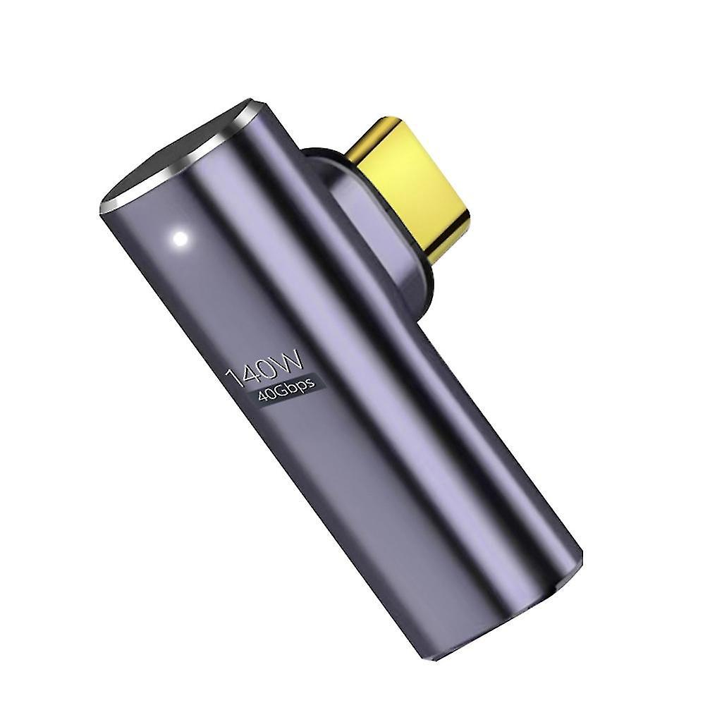 Magnetischer Usb-c-adapter, 24-poliger 40 Gbit/s Typ-c-anschluss Für Thunderbolt 3 Usb 3.1 Abgewinkelt.