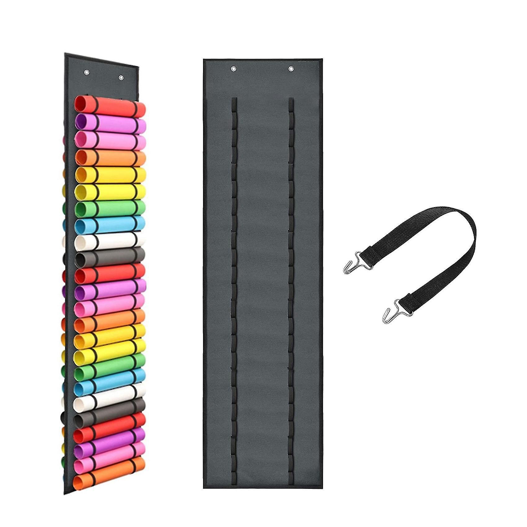 Vinylrollenhalter Mit 48 Fächern, Wandmontierter Aufbewahrungsorganizer Für Vinylrollen, Ideal Für Kunst Und Handwerk.