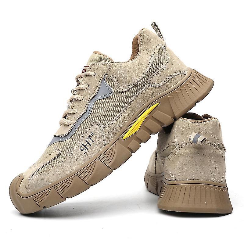 Leichte, Durchtrittsichere Herren-sicherheitsschuhe, Modell 3c1000-46-khaki