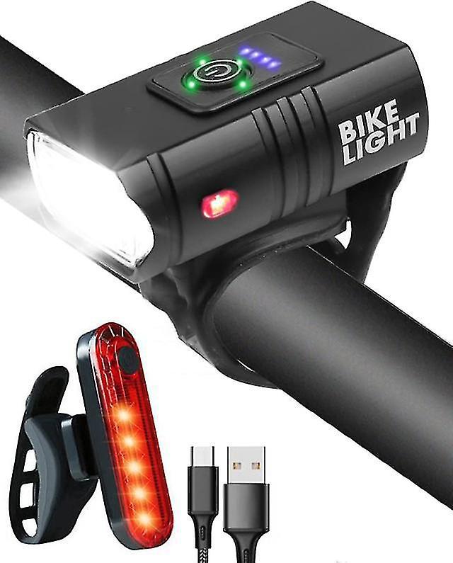 Fahrradlampe, 2000 Lumen Ultraheller, Per Usb Aufladbarer Frontscheinwerfer, Wasserdicht Nach Ipx5, 6+4 Modi, Usb-aufladbar