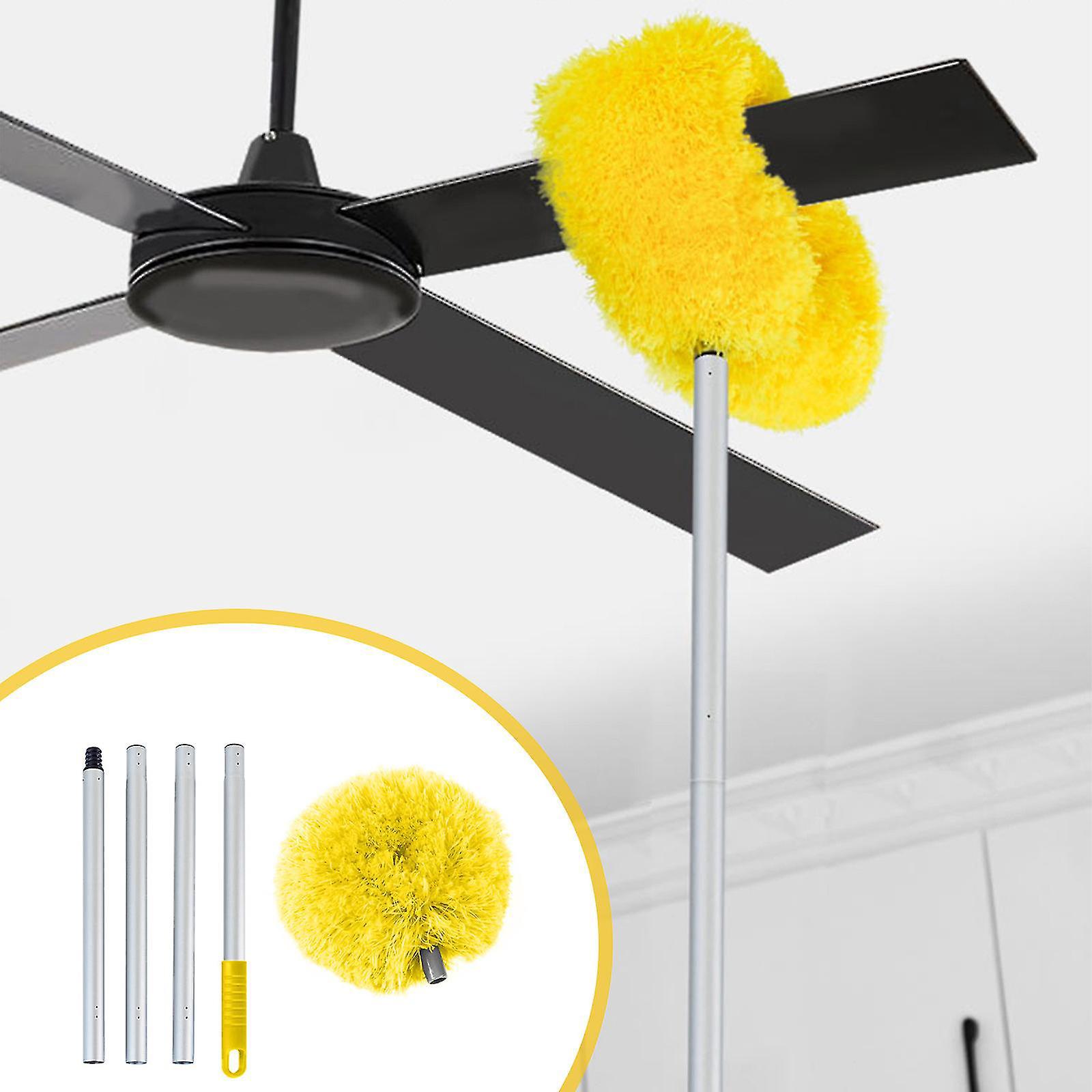 Staubwedel Für Deckenventilatoren, Reinigungsstaubwedel, Mikrofaser-staubwedel Mit 120 Cm Ausziehbarem Griff, Ideal Zum Reinigen Von Deckenventilatoren, Hohen Decken Und Möbeln.