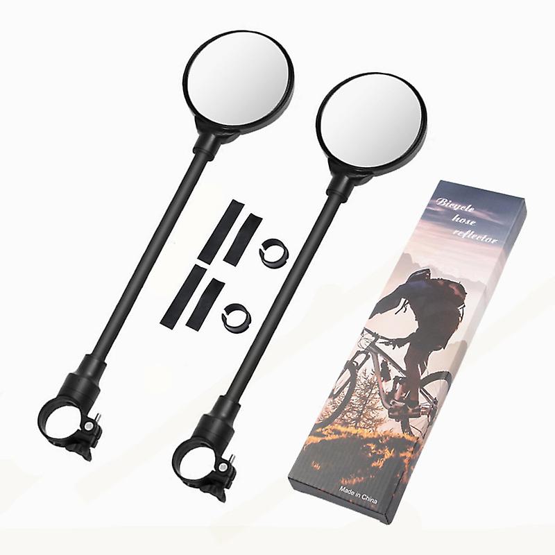 360 Grad Verstellbare Hd-konvex-sicherheitsspiegel Für Fahrrad- Und Rollerlenker