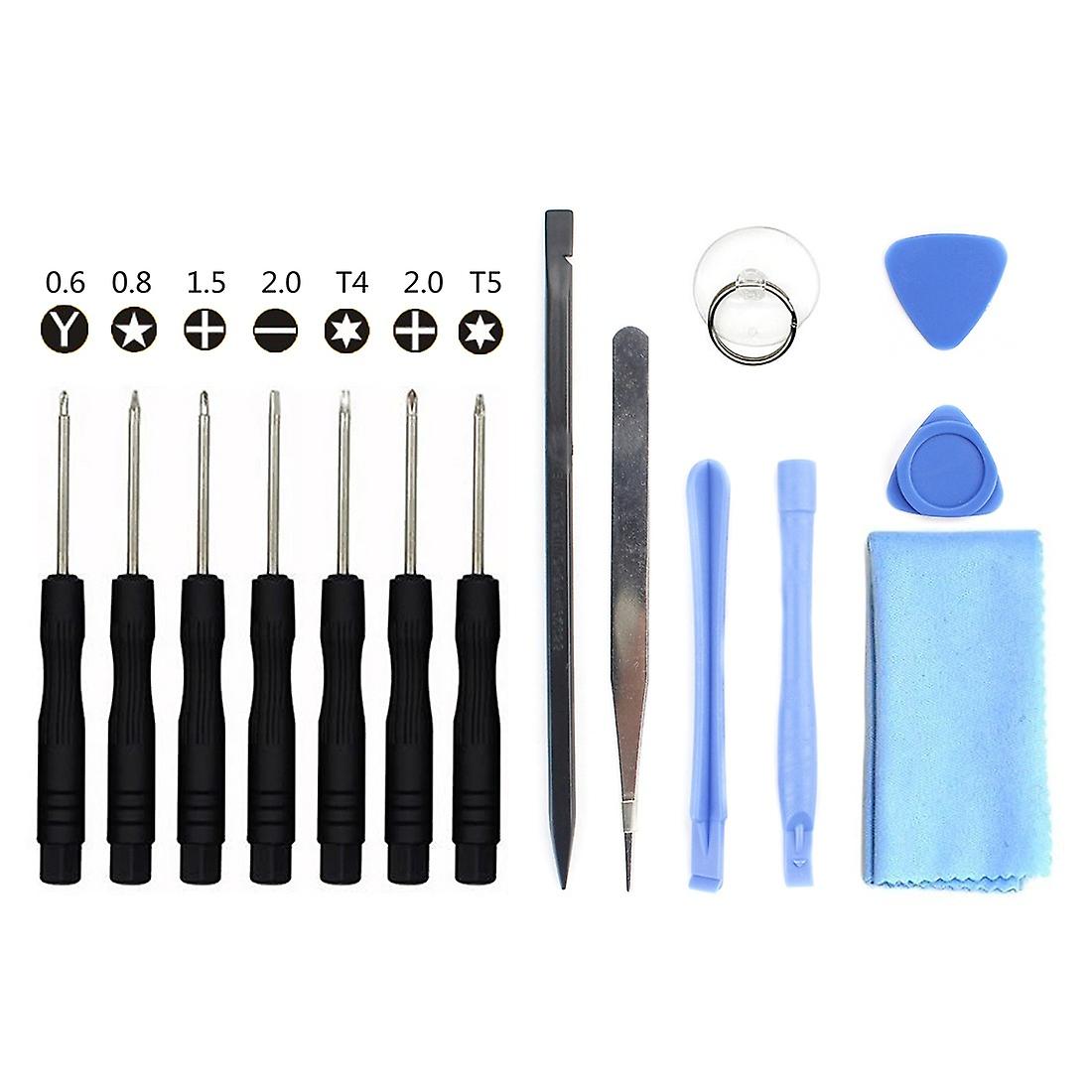 Präzisionsschraubendreher-set Mit Pentalobe-, 5-punkt-stern- Und Trox-t5-bits Für Apple Iphone, Macbook Pro Und Air – Enthält Die Größen P2, P5, P6, 0,8 Mm, 1,2 Mm Und 1,5 Mm
