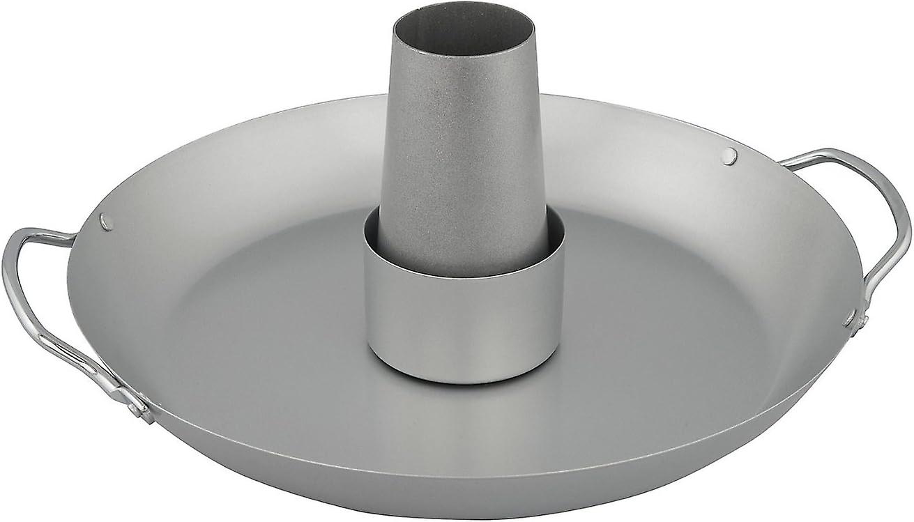 Robuster Edelstahl-grill Für Hähnchen Mit Putenständer (35 Cm)