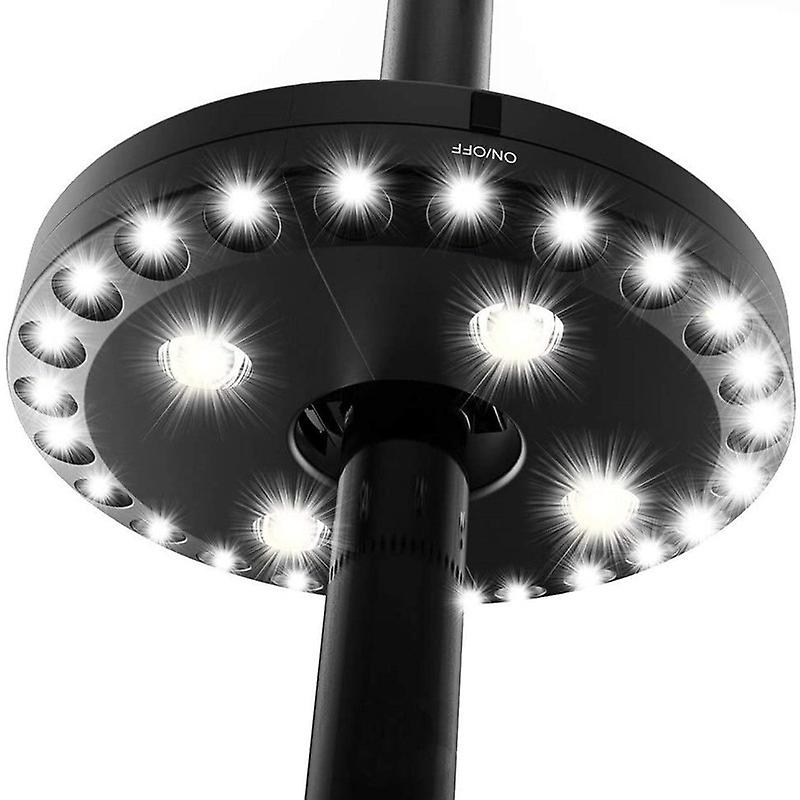 28 Led-leuchtstab Für Sonnenschirme – 3 Helligkeitsstufen, Batteriebetrieben, Ideal Für Sonnenschirme Und Camping