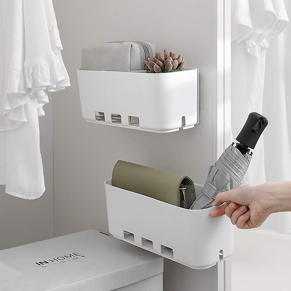 Platzsparender, Selbstklebender Duschorganizer Zur Aufbewahrung Unter Dem Waschbecken, Seifenschale Und Schwammhalter