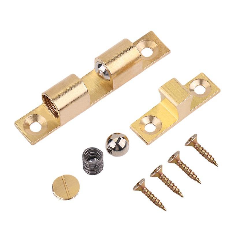 Set Mit 10 Doppelkugel-kupferriegeln, 42 Mm, Mit Schrauben Zum Verschließen Von Möbeln Und Schränken