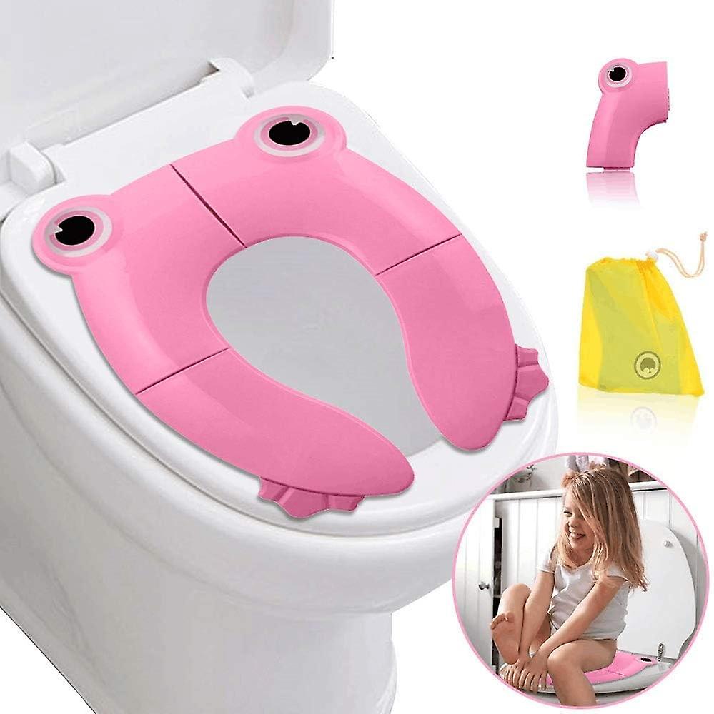Faltbarer Und Tragbarer Baby-toilettensitzverkleinerer, Ideal Für Reisen, Leicht Zu Transportieren.