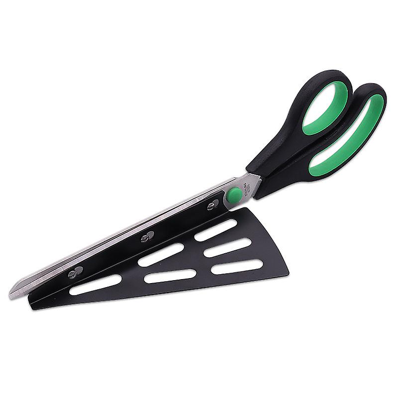 28 Cm Lange Multifunktionale Küchenschere Aus Edelstahl Mit Abnehmbarem Pizzaschieber, Das Ideale Zubehör Für Die Zubereitung Von Pizzen Und Vielem Mehr.