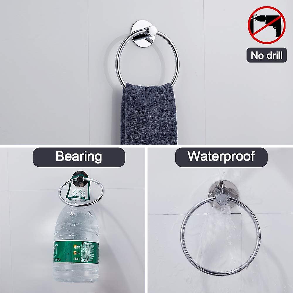 Runder Handtuchhalter Aus Edelstahl, Wandhalterung Für Das Badezimmer