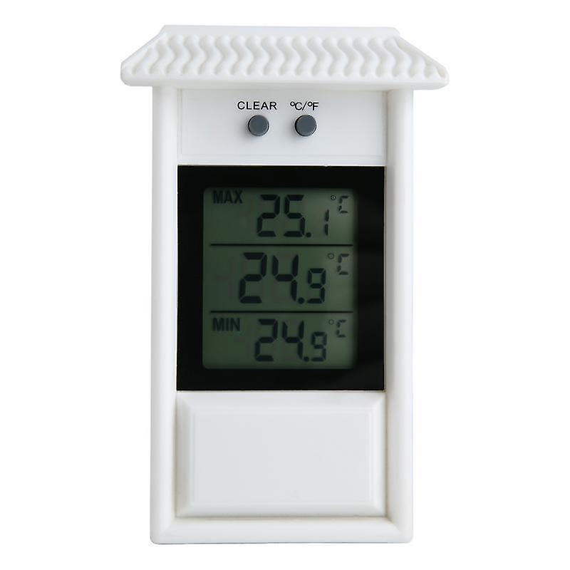 Digitales Innen- Und Außenthermometer Für Garten Mit Min/max-anzeige, Kühlschrank- Und Gewächshausüberwachung
