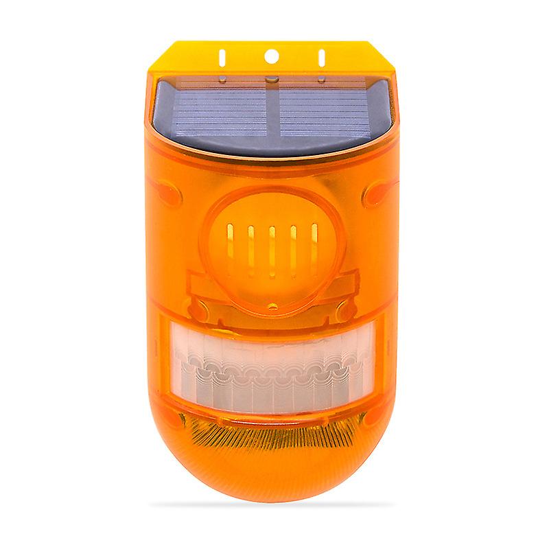 Solarbetriebene Außenalarmanlage Mit Bewegungsmelder, Leistungsstarker Sirene Und Blinkenden Led-leuchten – Sparsam Und Wasserdicht (1er- Oder 2er-packung)