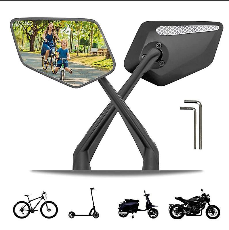 Rückspiegel Für Fahrräder Und Elektroroller (paar) – Universalgröße – Hochwertige Spiegel – Ideales Geschenk