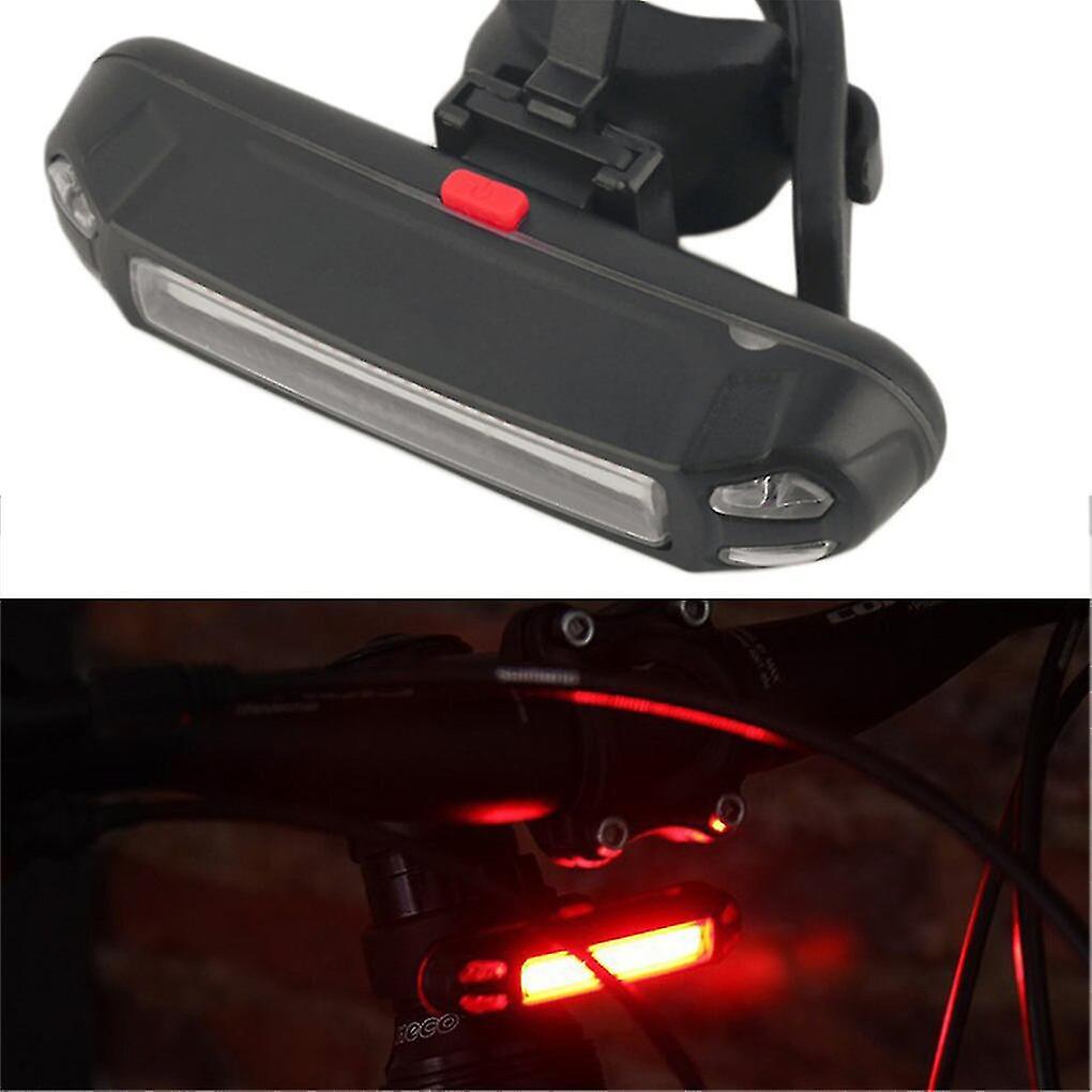 Wasserdichte Und Per Usb Aufladbare Fahrradrückleuchte Mit Mehreren Roten/weißen Led-signalmodi