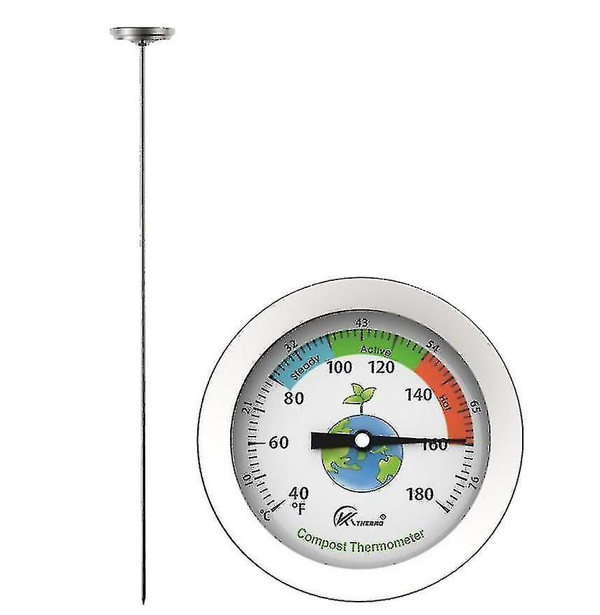 Kompostthermometer Aus Edelstahl Zur Überwachung Der Dünger- Und Wassertemperatur