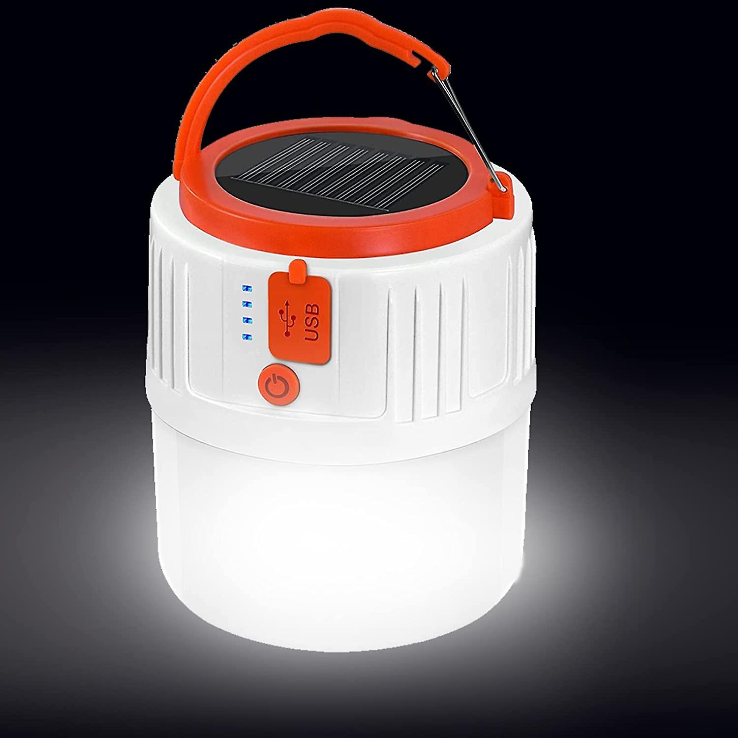 Wiederaufladbare Campinglaterne Per Usb – Tragbare Led-solar-taschenlampe Für Wandern, Angeln Und Outdoor-aktivitäten