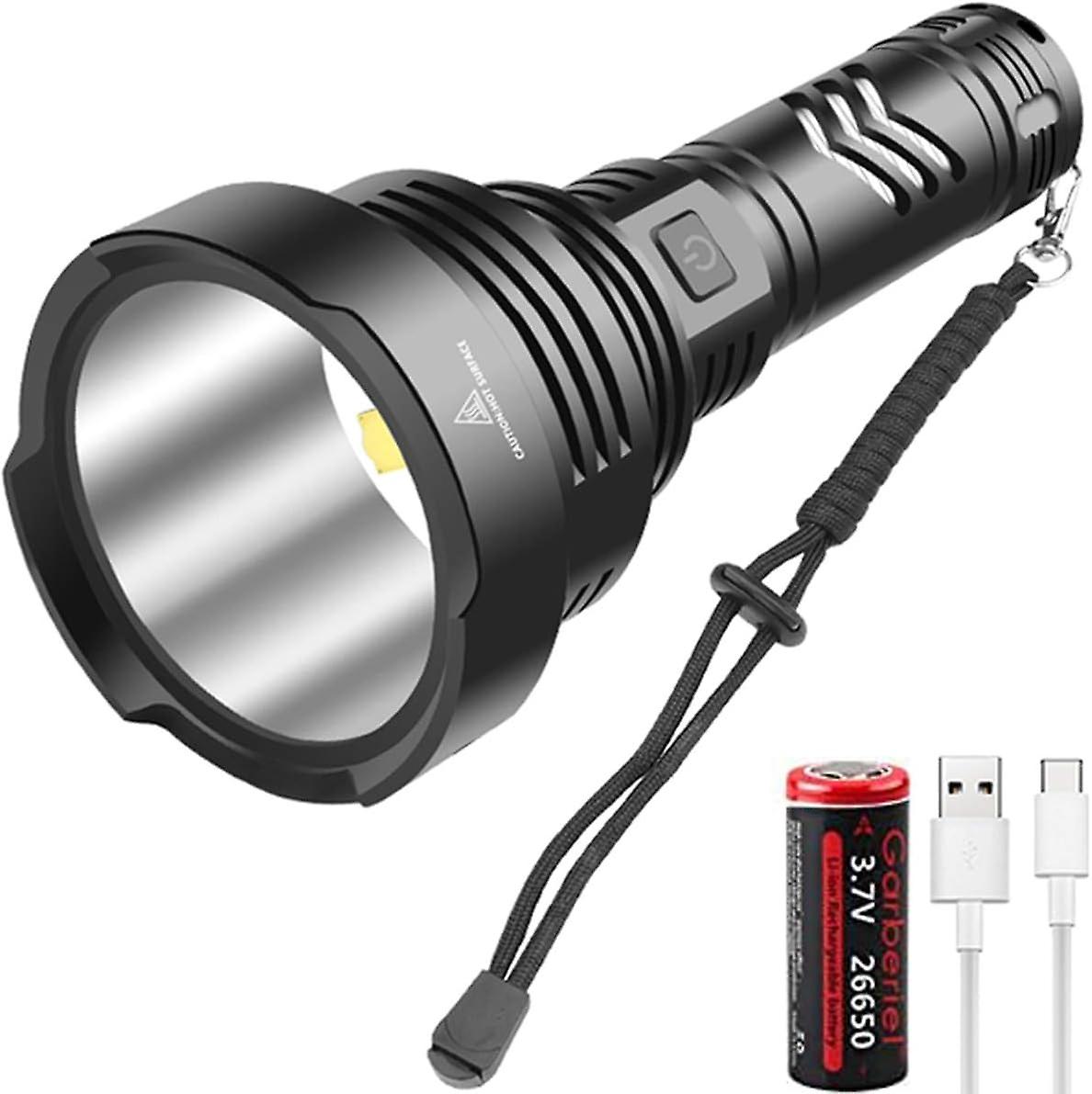 Wiederaufladbare Taktische Usb-taschenlampe Mit 5 Modi Für Den Außeneinsatz Durch Militär Und Polizei