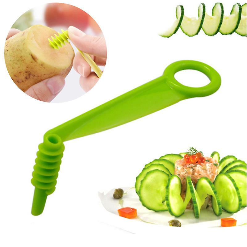 Set Mit 4 Manuellen Spiralschneidern Für Gemüse, Farbe Zufällig, Für Kartoffeln, Karotten, Gurken – Küchenhelfer Zum Spiralisieren
