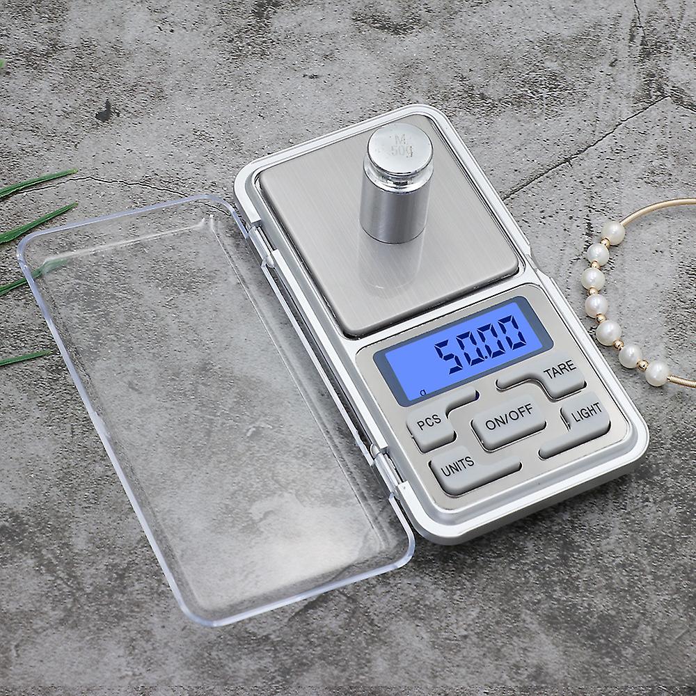 Präzise Taschenwaage, 200 G Kapazität, 0,01 G Genauigkeit, Tara-funktion, Ideal Für Küche, Café, Schmuck- Und Pharmaindustrie.