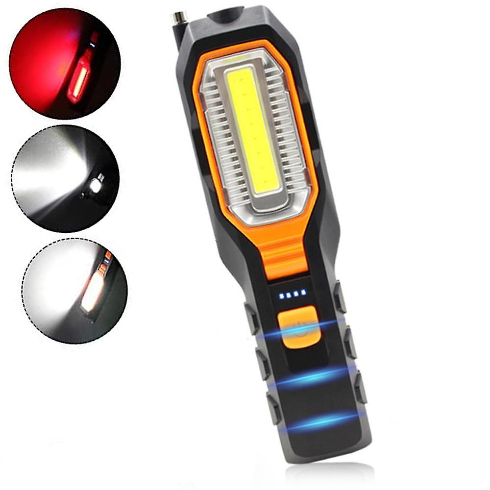 Tragbare Cob-led-arbeitsleuchte Mit Magnetfuß – Usb-aufladbar, Extrem Hell Für Garage Und Kfz-werkstatt