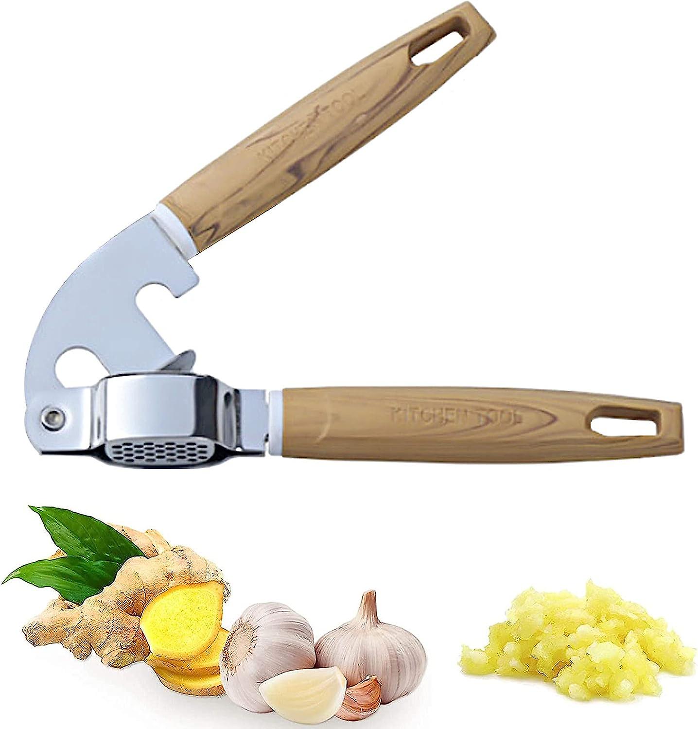 Rostbeständige Knoblauchpresse Aus Edelstahl Mit Rutschfestem Griff