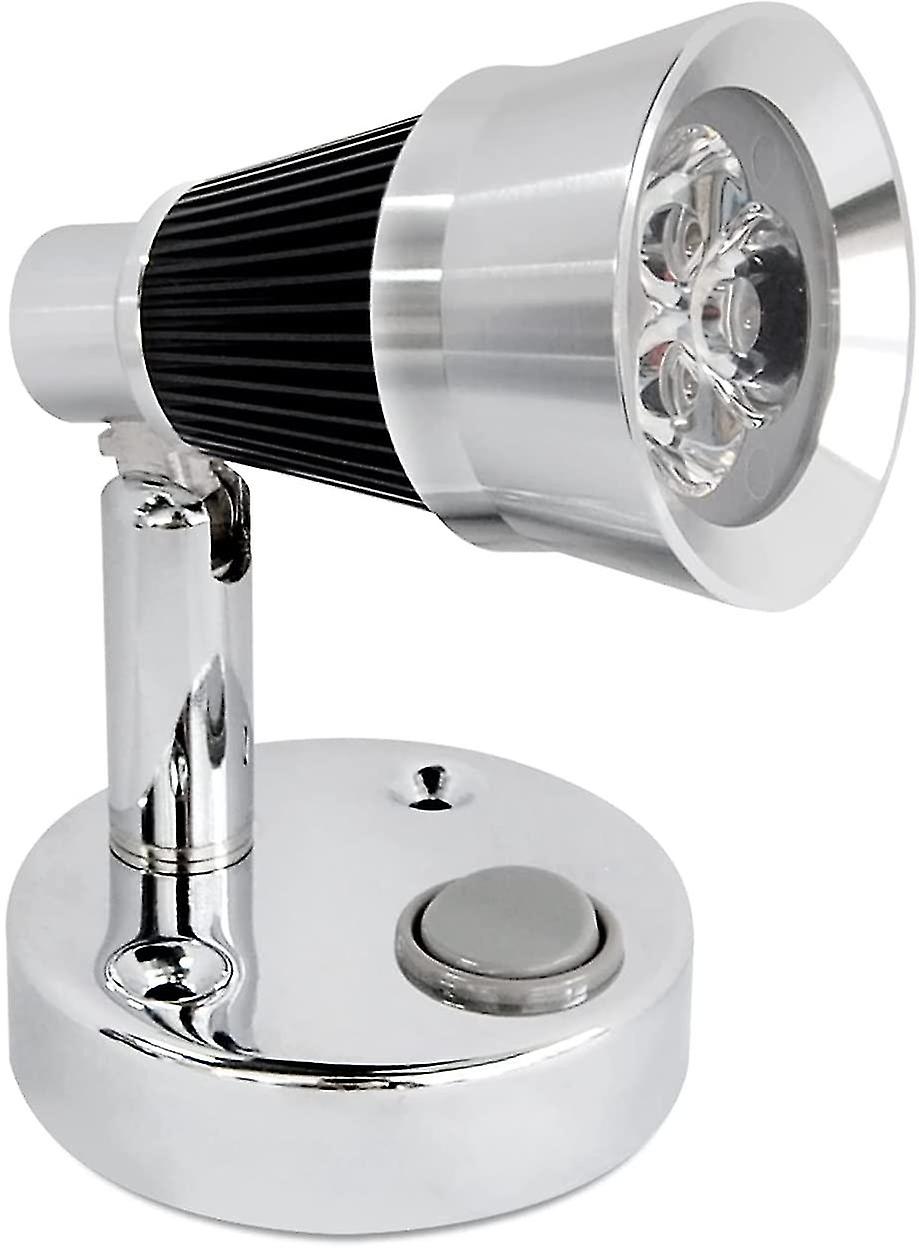 12v Led-leselampe Mit Schwarzem Schirm – Warmweißes Licht Für Wohnmobil, Auto, Boot, Wohnwagen Und Zuhause