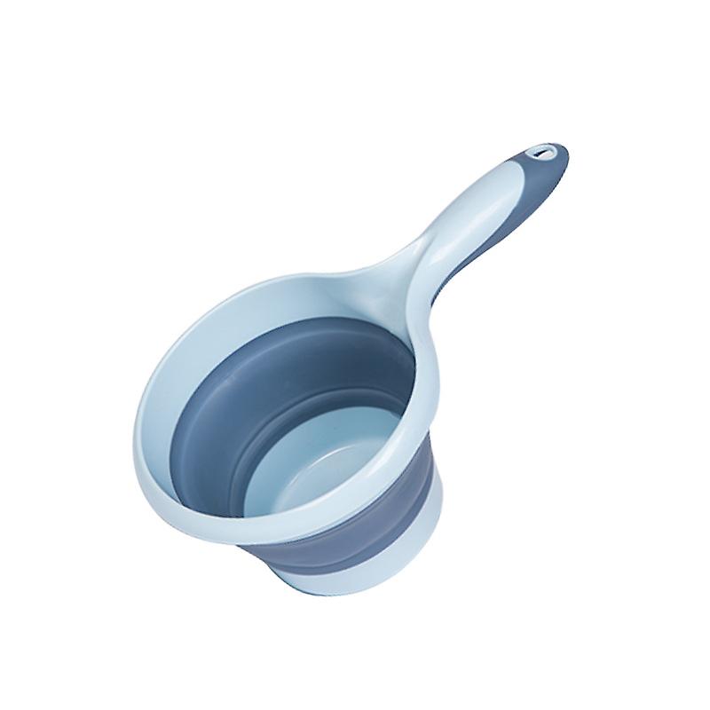 Zusammenklappbare Silikon-wasserschöpfkelle Mit Großem Fassungsvermögen Für Haushalt, Küche Und Bad – Kreatives Und Praktisches, Einziehbares Design