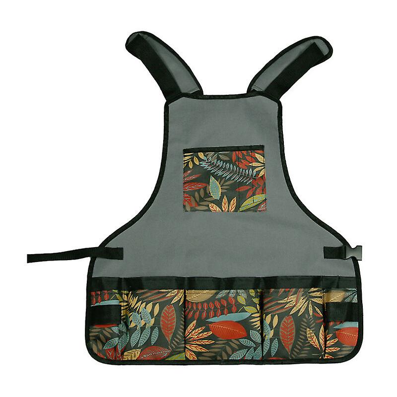 Multifunktionale Gartenschürze Mit Mehreren Taschen, 58 X 59 Cm, Arbeitsschürze Für Den Außenbereich