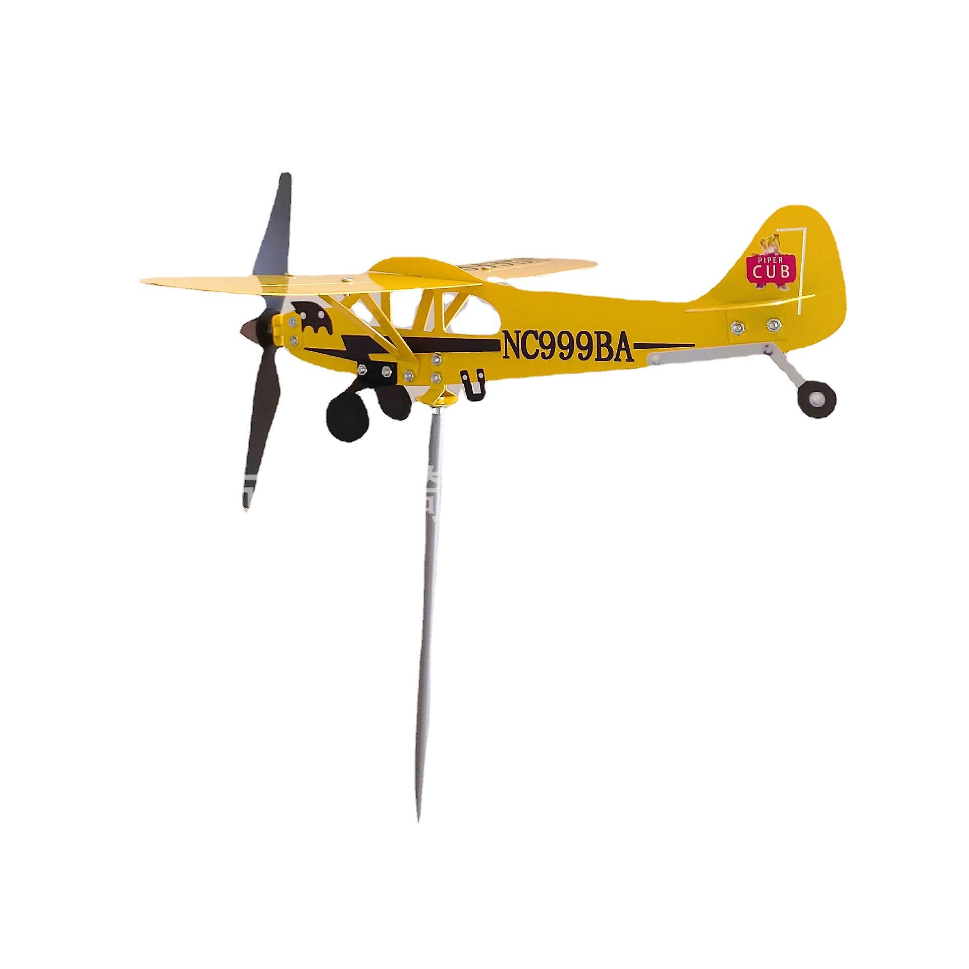 Wetterfahne In Flugzeugform Aus Metall, 32 Cm, Für Den Außenbereich