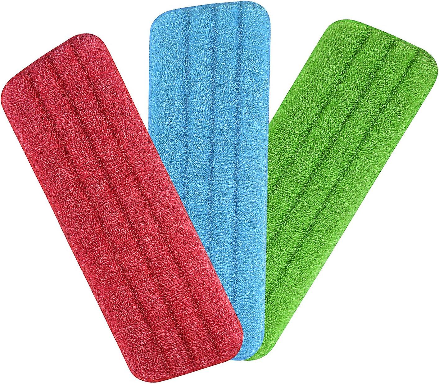 Set Mit 3 Ersatz-mikrofaser-wischmoppbezügen, Reinigungspads 42 X 14 Cm