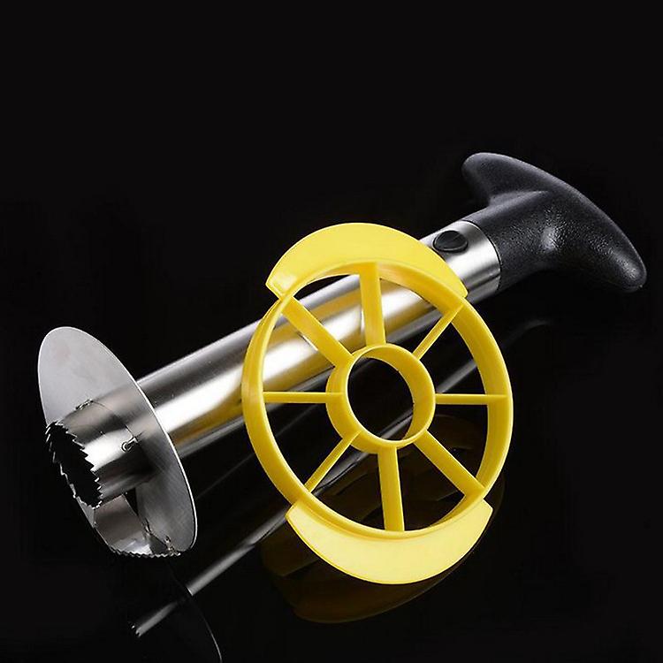 Sparschäler, Ananasentkerner Und -schneider Aus Edelstahl – Ein Müheloses Küchenutensil.