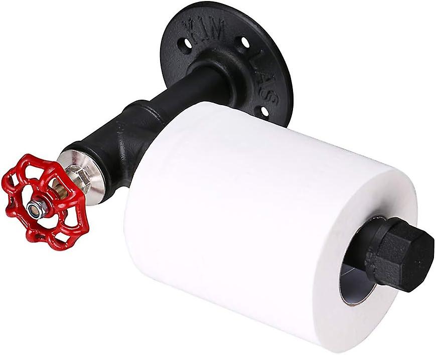 Wandmontierter Toilettenpapierhalter Im Vintage-industriestil – Badezimmeraccessoire