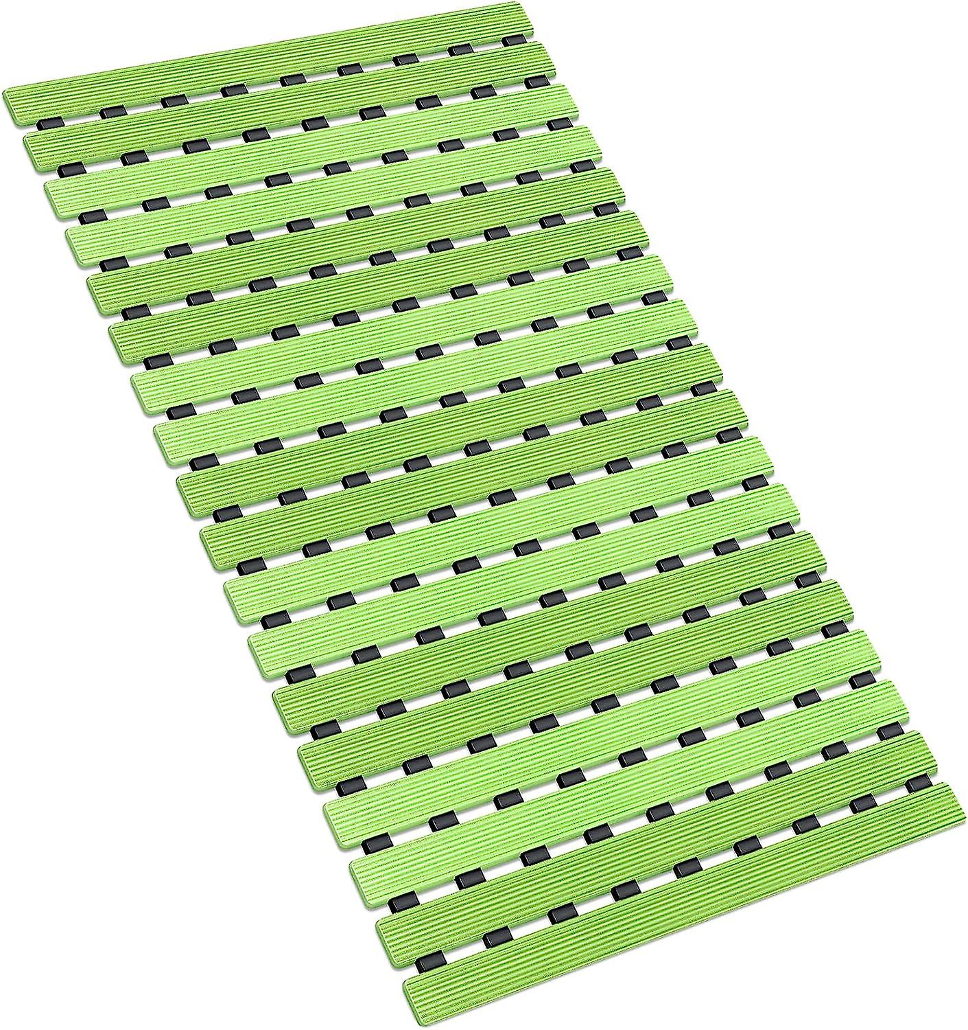 Umweltfreundliche, Rutschfeste Badematte Mit Starken Tpe-saugnäpfen – 40 X 63 Cm – Farbverlauf Grün