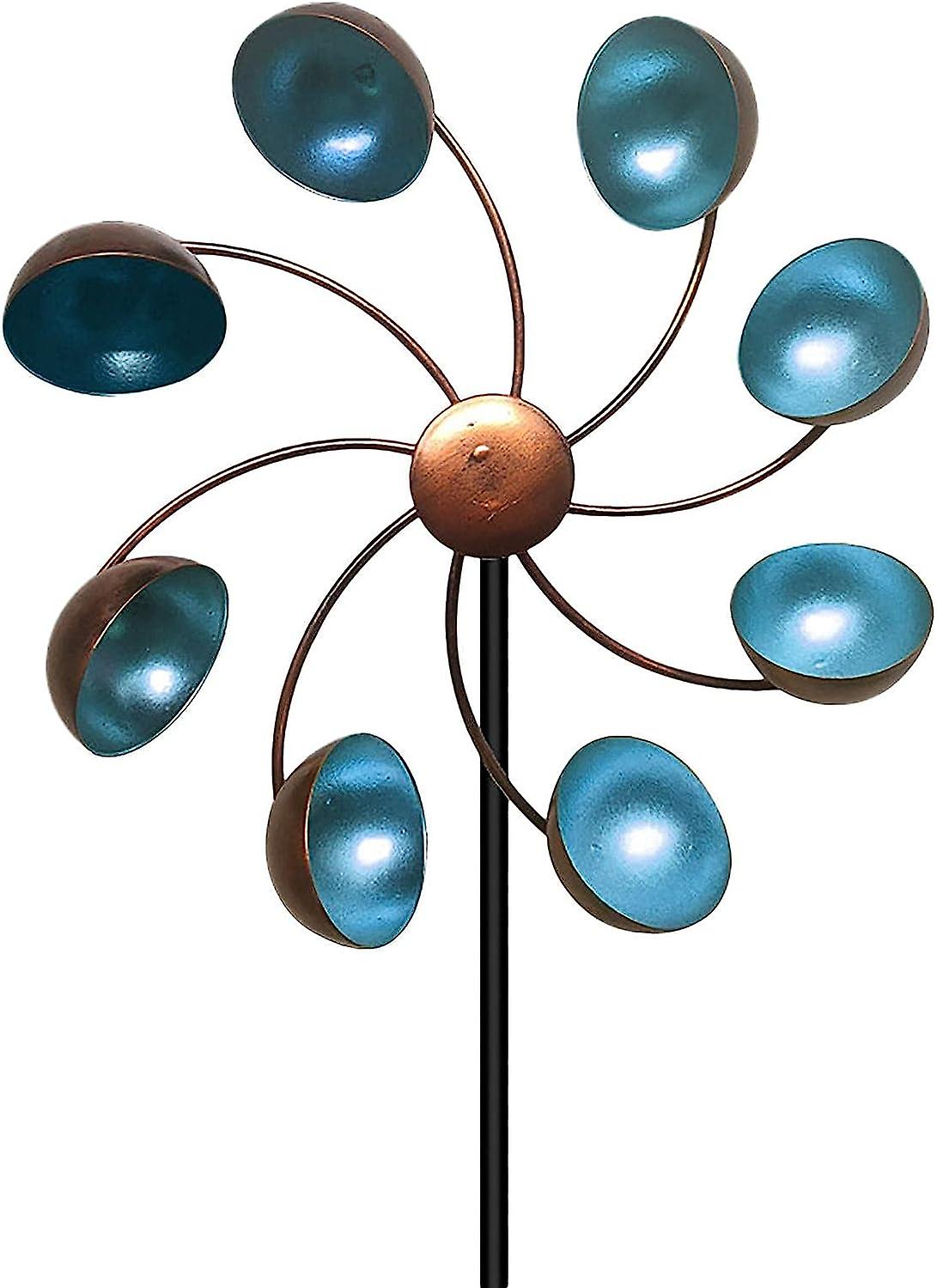 Metallene Gartenwindmühle Zur Außendekoration Von Terrasse Und Rasen