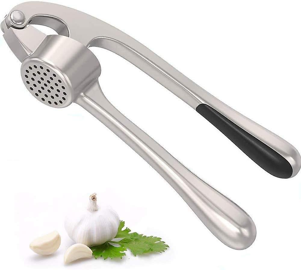 Knoblauchzerkleinerer Und -mühle Aus Edelstahl – Robuste Und Rostbeständige Knoblauchpresse Und -schneider