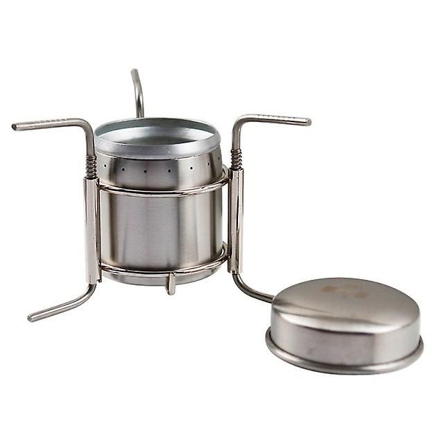 Mini-tragbarer Edelstahl-spirituskocher Für Camping, Picknicks Und Grillabende