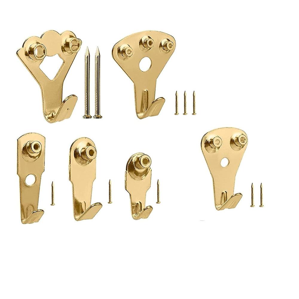 Set Mit 150 Haken Und Nägeln Zum Aufhängen Von Bildern, Spiegeln Und Wanddekorationen – Tragkraft: 4,5 Bis 45 Kg