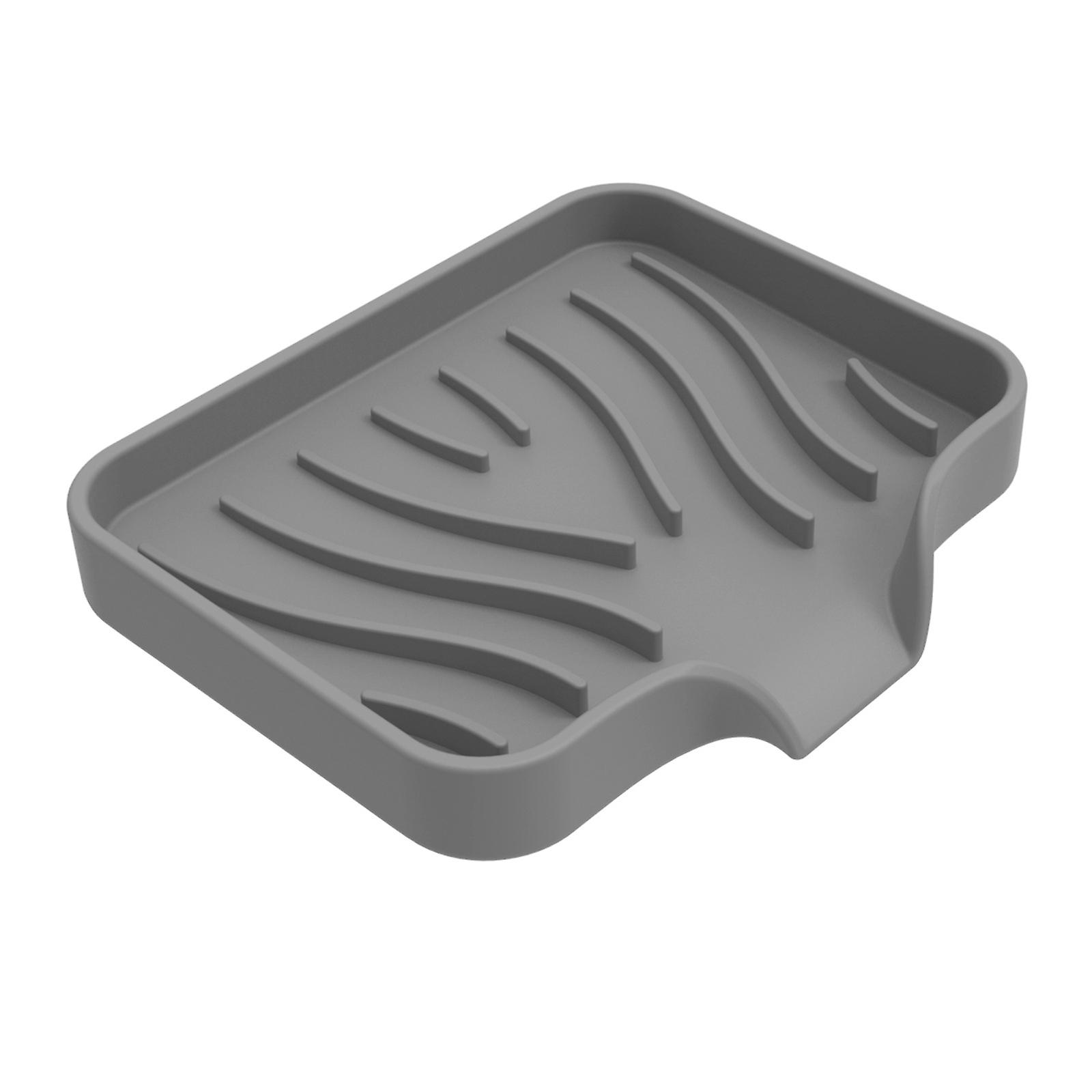 Set Aus 2 Silikon-seifenschalen Mit Abfluss, Seifenschale Für Dusche Und Badewanne, Zur Verwendung Auf Der Küchenarbeitsplatte.
