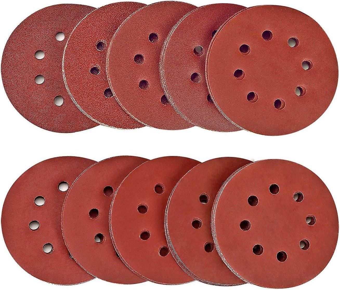 Spta 125 Mm Schleifscheiben, 100 Stück, Verschiedene Schleifkörner Zum Schleifen, Polieren Und Entrosten.