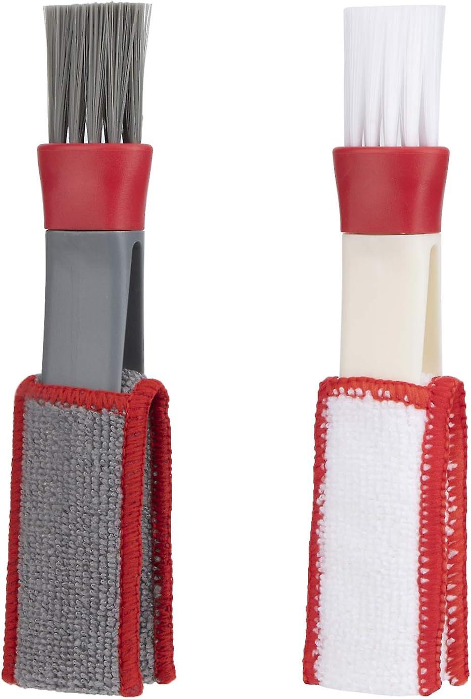Set Mit 2 Mikrofaser-reinigungsbürsten Für Autolüftungsschlitze