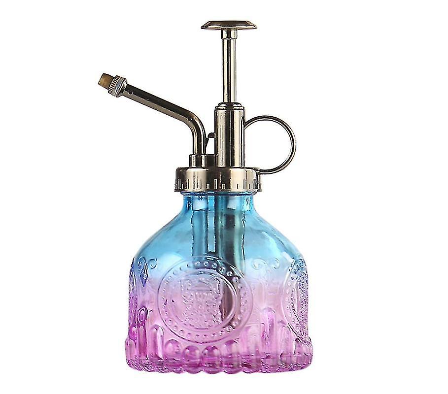 Vintage Blaue Glas-sprühflasche Mit Feiner Sprühdüse Für Gartenpflanzen, Blumen Und Reinigungslösungen