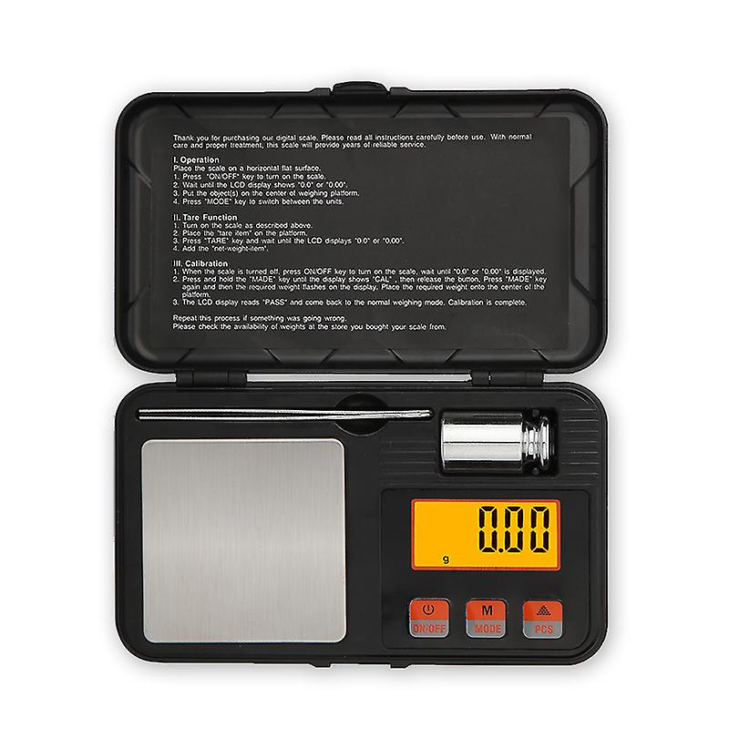Digitale Präzisionswaage Im Taschenformat (200 G) Für Küche Und Schmuck, Mit Hintergrundbeleuchtetem Lcd-bildschirm (batterie Im Lieferumfang Enthalten)