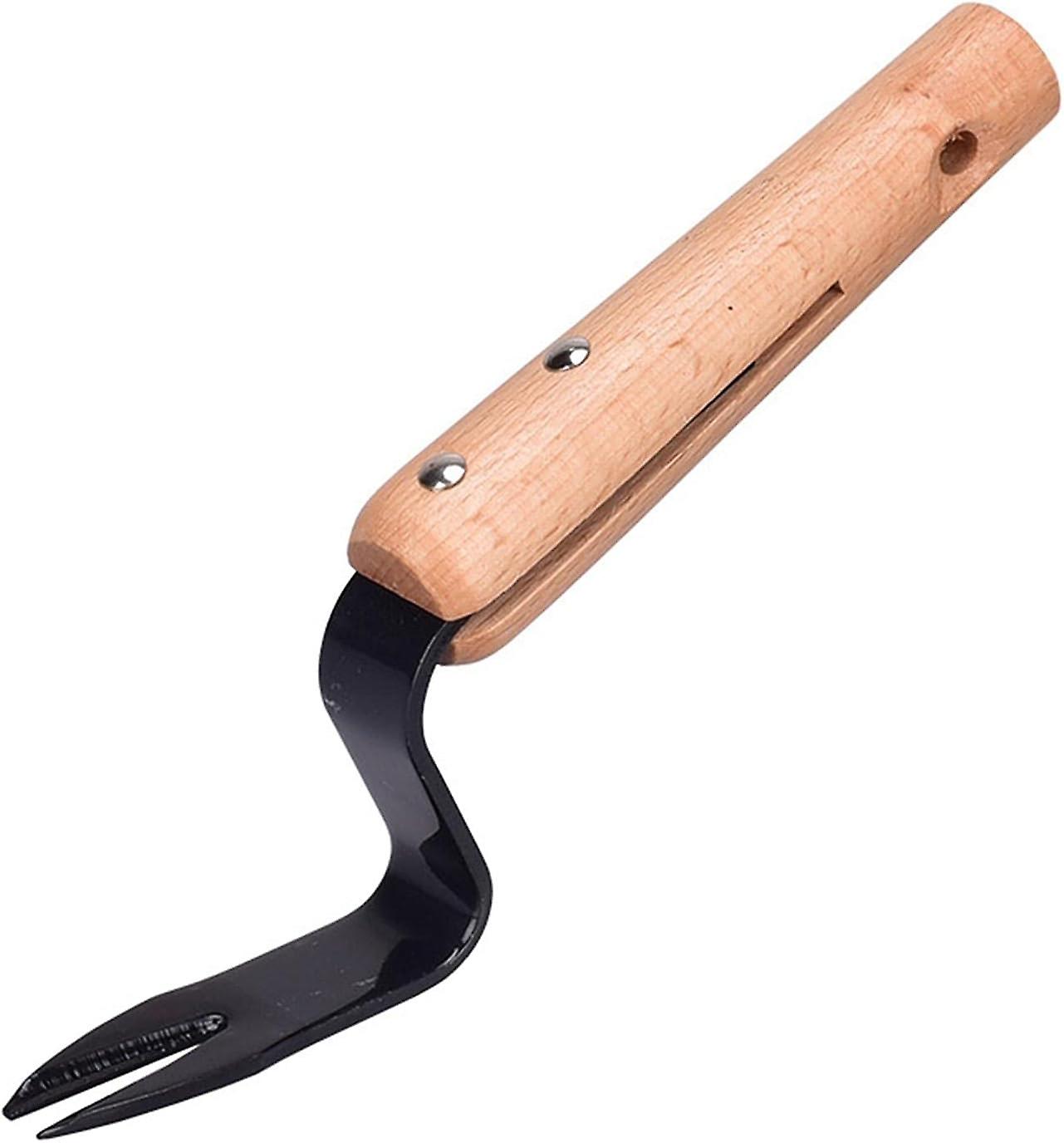 Manuelles Unkrautstecher Aus Kohlenstoffstahl Mit Holzgriff Zum Schnellen Jäten Von Erde Und Garten