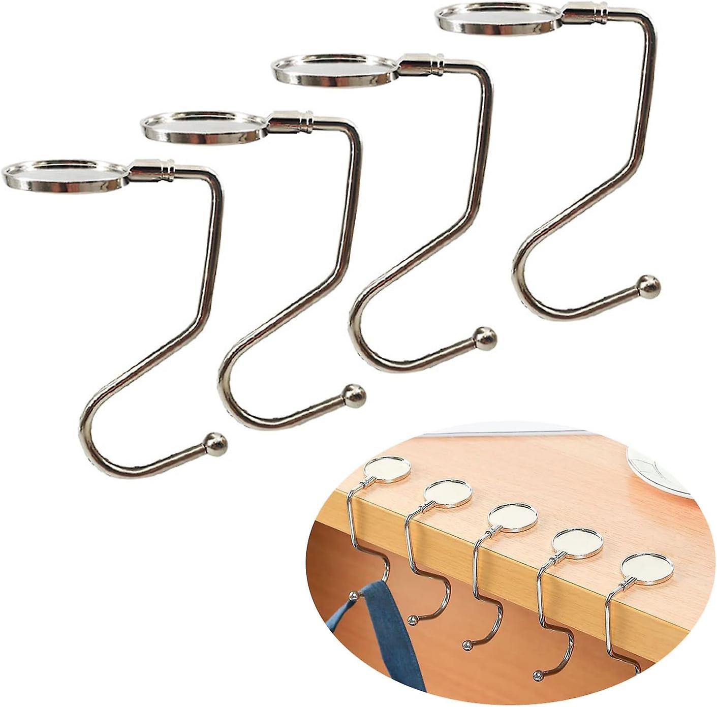 Rutschfeste Metallhaken Zum Aufhängen Von Handtaschen – 4er-set, Tischorganizer Für Handtaschen, Schmuck Und Halsketten