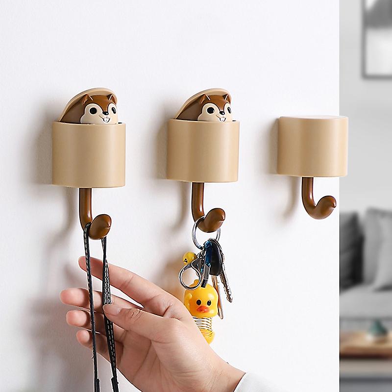 Selbstklebende Wandhaken Zur Aufbewahrung Von Mänteln, Hüten, Schlüsseln, Handys Und Dekorationen