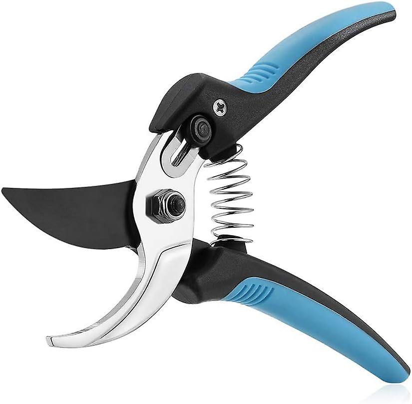 Professionelle Gartenschere Aus Edelstahl Mit Gekreuzten Klingen Und Verriegelungsmechanismus