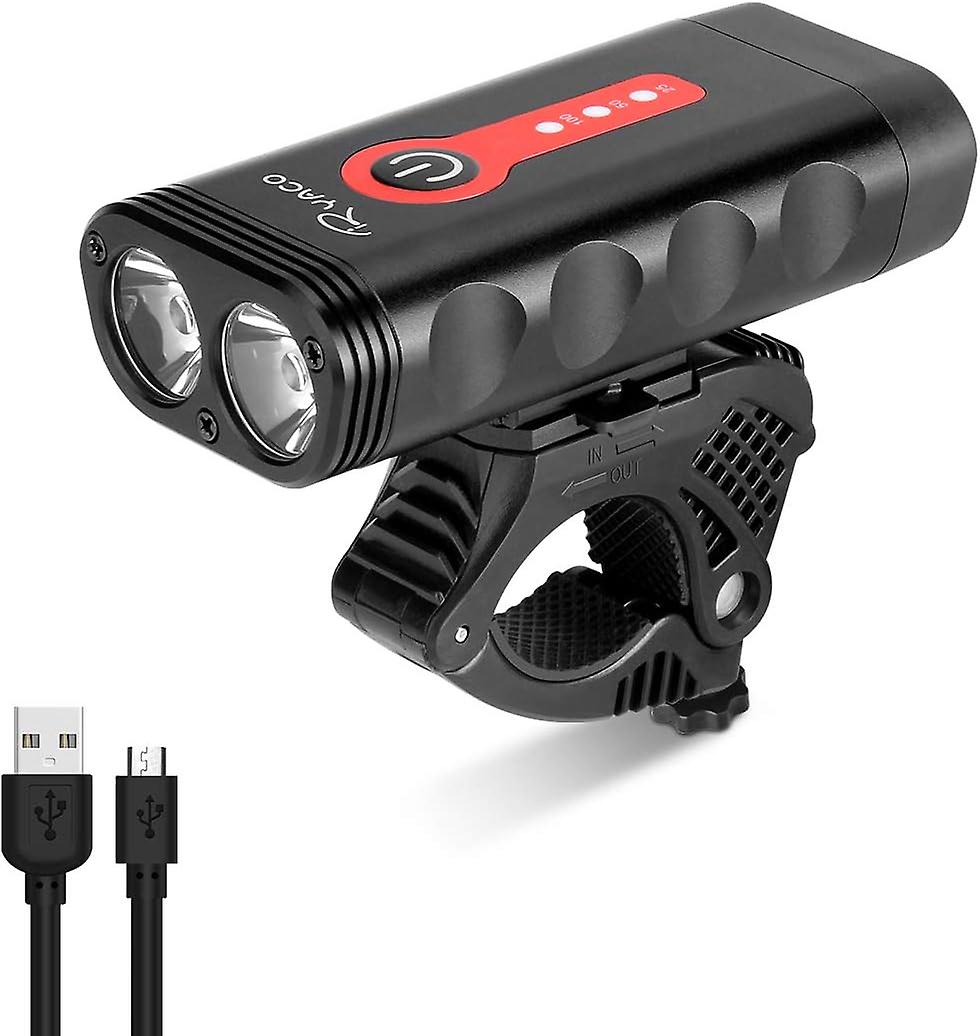 Wasserdichter, Per Usb Aufladbarer Led-fahrradscheinwerfer Für Camping, Für Männer Und Frauen