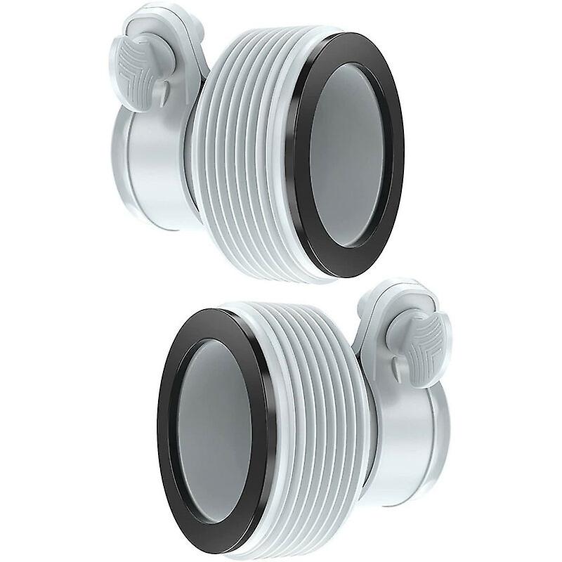 Set Mit 2 Adaptern Für 32-38 Mm Filtrationspumpen, 1,25-1,5 Zoll Schlauchumrüstadapter Für Filtrationspumpen