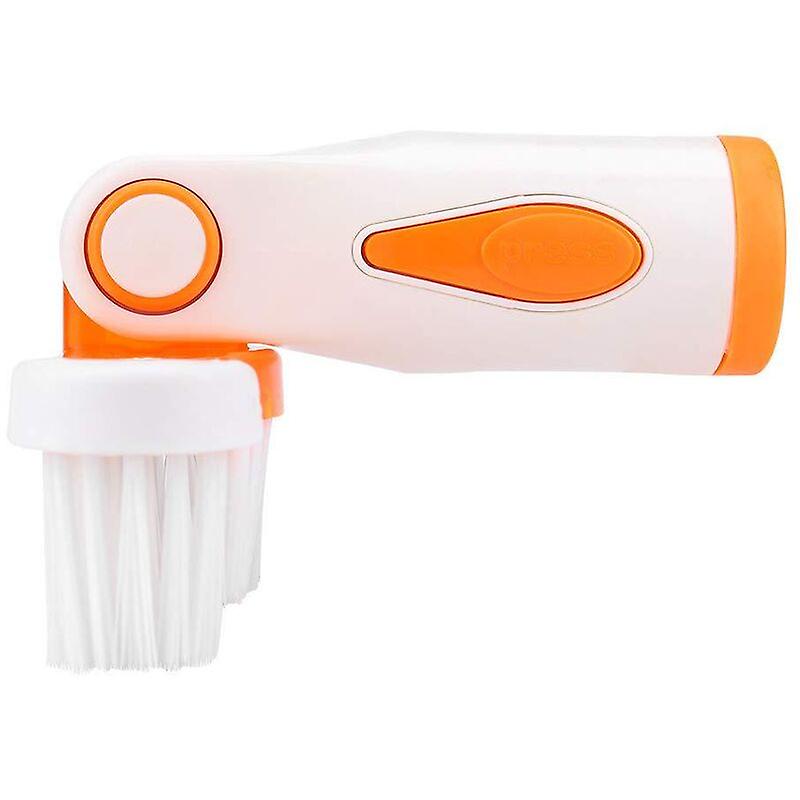 Tragbare Algenbürste Für Schwimmbäder, Wandreinigungswerkzeug, Orange