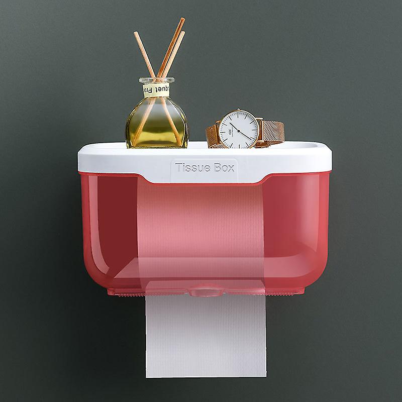 Toilettenpapierhalter Mit Aufbewahrungsbox – Rosa